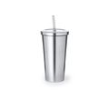 Vaso Térmico Inox Mate con Pajita