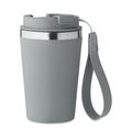 Vaso de viaje con correa Gris Piedra