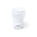 Vaso Cristal con Tapa Silicona Bla