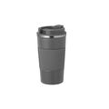Vaso Inox Térmico Antideslizante con Banda Gri