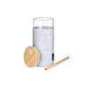 Vaso 450ml Borosilicato con Funda RPET