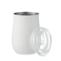 Vaso 500ml Inox Tapa Deslizante Blanco