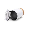Vaso acero inox doble pared y base antideslizante