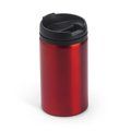Vaso de acero inoxidable 290 ml con tapa Rojo Talla Única Adulto