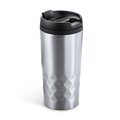 Vaso de acero inoxidable 310 ml con tapa Plata