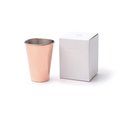 Vaso de acero inoxidable y cobre