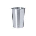 Vaso acero reciclado 350 ml cromado Plat