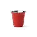 Vaso para café de acero inoxidable mate 160ml Rojo Talla Única Adulto