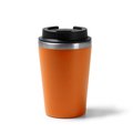 Vaso doble pared con dosificador Naranja