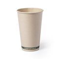 Vaso ecológico de material compostable (500ml) Marrón