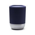 Vaso de PP reciclado doble pared y base acero Marino