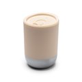 Vaso de PP reciclado doble pared y base acero