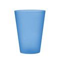 Vaso PP Reutilizable Eventos 300ml Azul Transparente