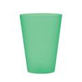 Vaso PP Reutilizable Eventos 300ml Verde Transparente