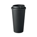 Vaso PP Térmico Reutilizable 475ml Negro