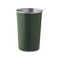Vaso Reutilizable Acero 350ml Verde