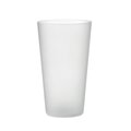 Vaso Reutilizable PP 500ml Translúcido Blanco Transparente