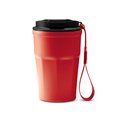 Vaso térmico de acero inox con recubrimiento cerámico Rojo