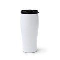 Vaso térmico de acero reciclado con tapa abatible Blanco Talla Única Adulto
