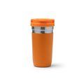 Vaso térmico con asa de 550ml Naranja