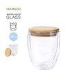 Vaso Térmico de Cristal/Bambú 250ml