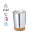 Vaso Térmico Inox 350ml Base Corcho