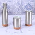 Vaso Térmico Inox 350ml Base Corcho