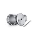 Vaso Térmico Inox Mate con Pajita