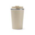 Vaso térmico con rosca antifugas Beige