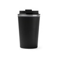Vaso térmico con rosca antifugas Negro