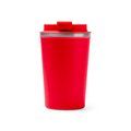 Vaso térmico con rosca antifugas Rojo