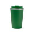 Vaso térmico con rosca antifugas Verde Botella