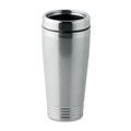 Vaso Térmico de Viaje 400ml Plata Mate