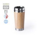 Vaso termo de bambú y acero inox. (500 ml)