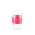 Vaso Yogur 250ml Doble con Cuchara
