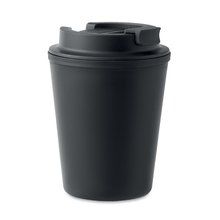 Vaso PP Doble Pared 300ml Negro