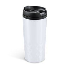 Vaso de acero inoxidable 310 ml con tapa Blanco Talla Única Adulto