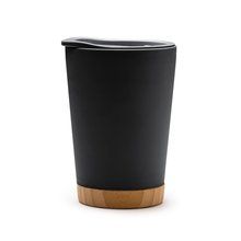 Vaso de doble pared de 290ml Negro Talla Única Adulto
