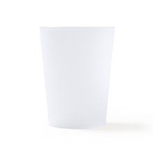 Vaso reutilizable de 500 ml en PP flexible Transparente