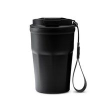 Vaso térmico de acero inox con recubrimiento cerámico Negro Talla Única Adulto