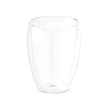 Vaso de vidrio de doble pared 350ml Transparente