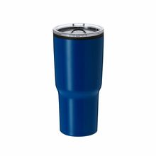 Vaso térmico 580 ml dosificador en tapa transparente Azul