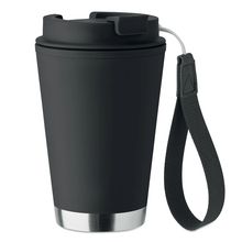 Vaso de doble pared 300 ml Negro