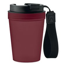 Vaso de pared simple 300 ml Burdeos