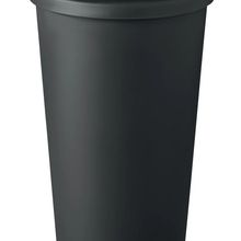 Vaso PP Térmico Reutilizable 475ml Negro
