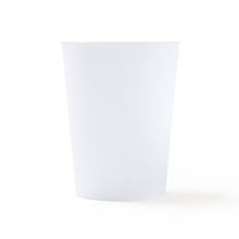 Vaso reutilizable de 500 ml en PP flexible Transparente
