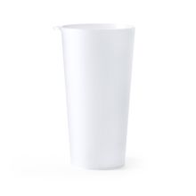 Vaso reutilizable flexible 400ml con argolla Transparente