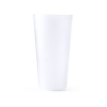 Vaso reutilizable y flexible de 400ml Transparente