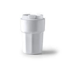 Vaso térmico de 350 ml de acero inoxidable Blanco