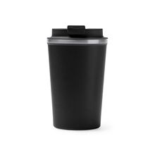 Vaso térmico con rosca antifugas Negro